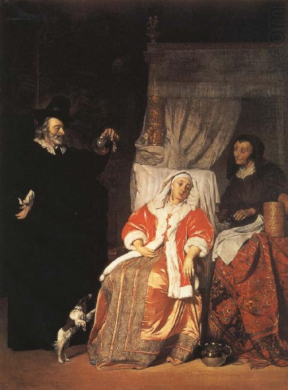 Gabriel Metsu Visit of the Physician china oil painting image